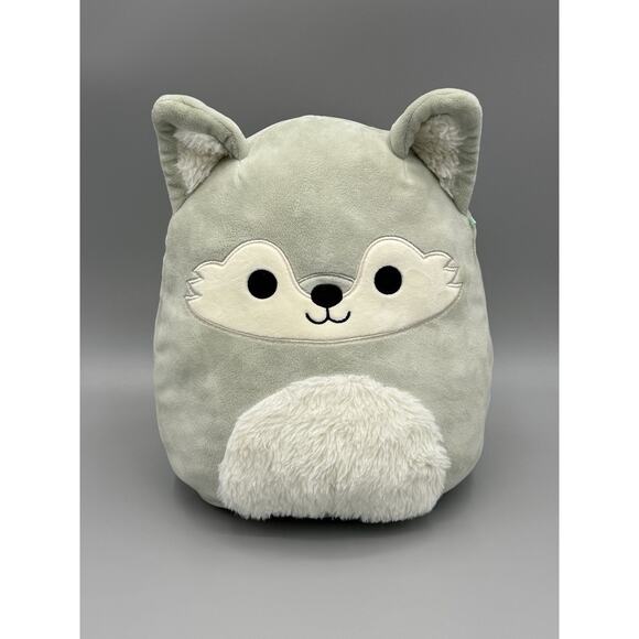 Squishmallows Willie Gray Wolf Wilderness Squad Plush 10 Inch Stuffed Animal - Picture 1 of 8